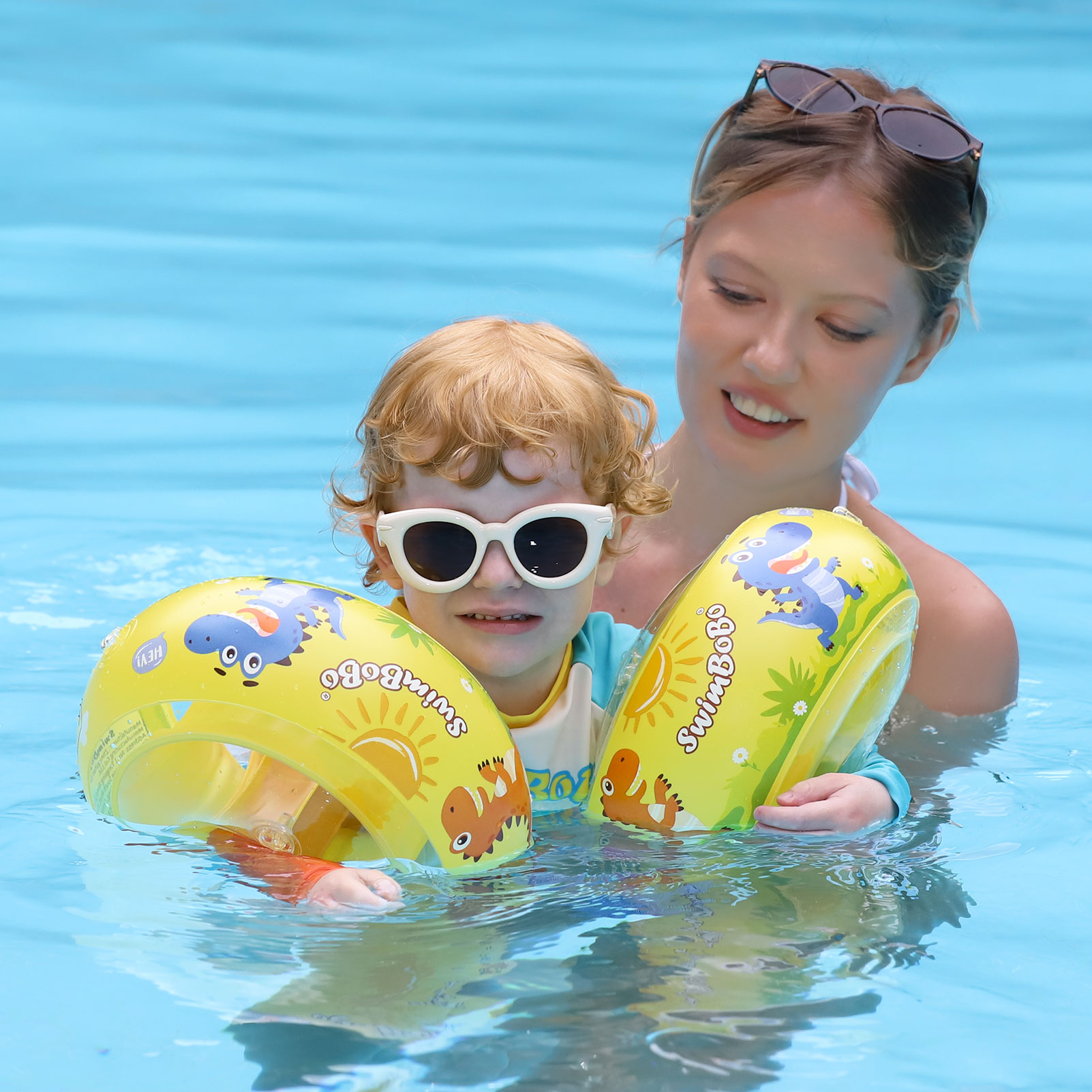 Aquatic Sports - Swimbobo amarelo verão nadar adulto crianças
