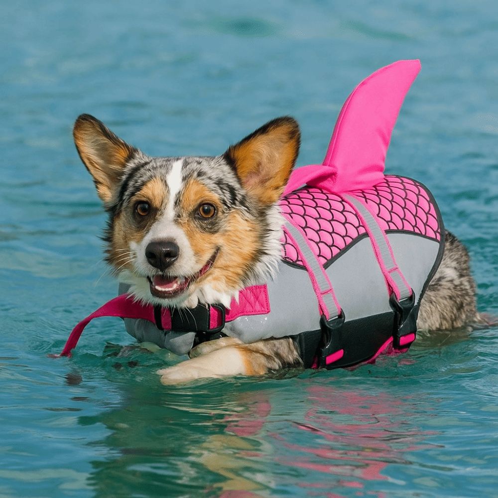 Life Jacket Buoyancy - Colete Salva-Vidas Refletivo para Cães com