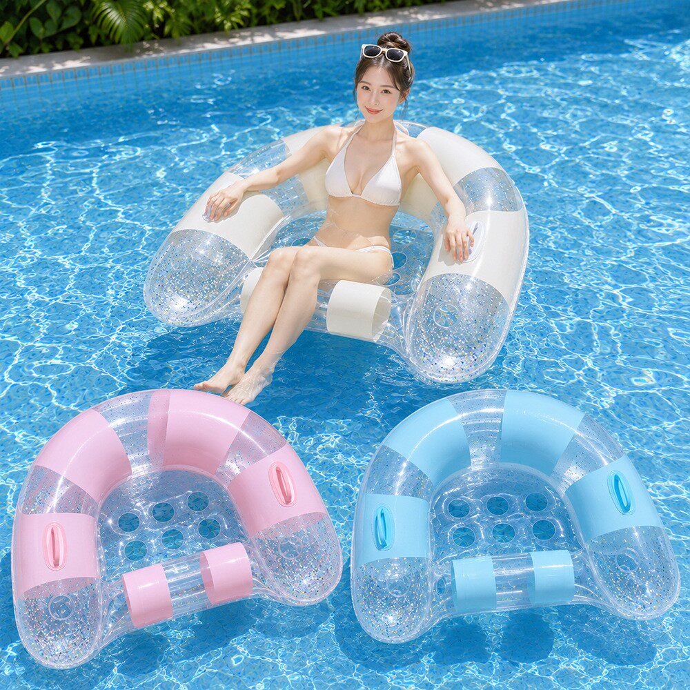 Aquatic Sports - Boia Inflável para Piscina, Rede Flutuante