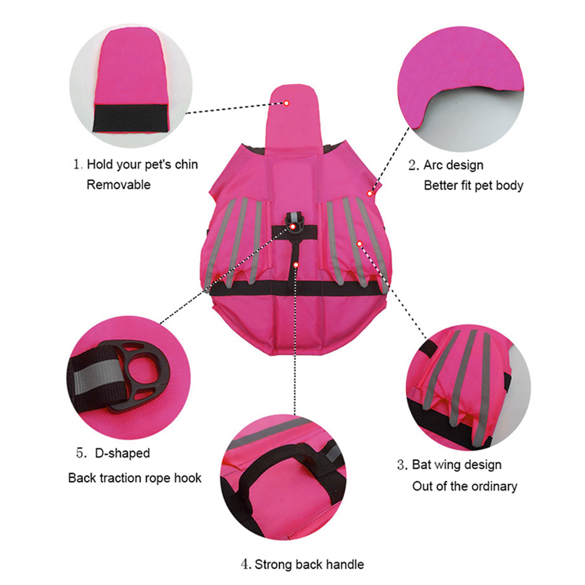 Colete Salva-Vidas para Cães,  - Life Jacket Buoyancy avaliação e preço