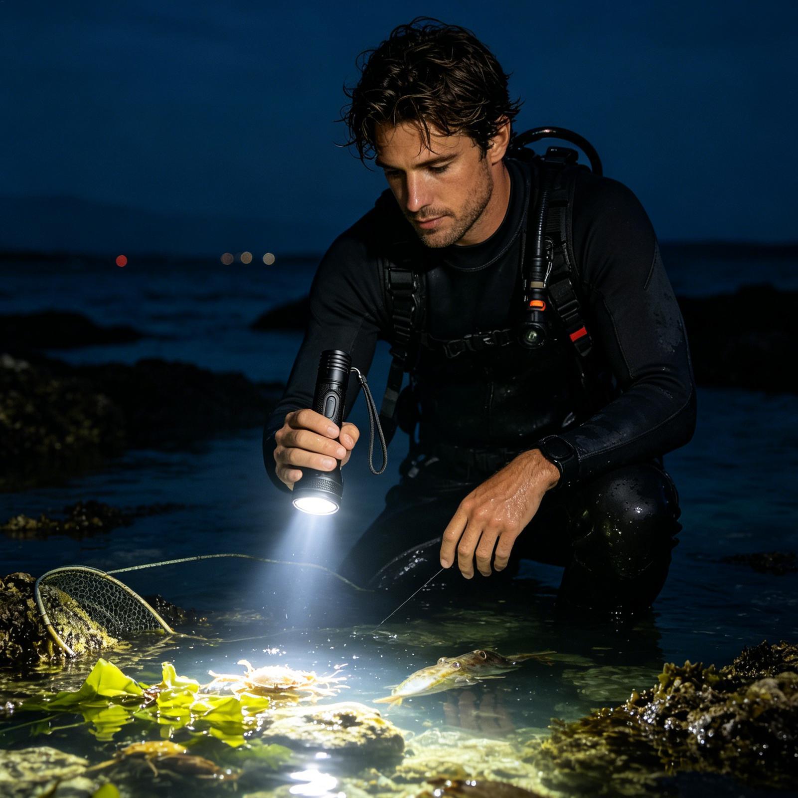 Lanterna de Mergulho LED Recar - Aquatic Diving avaliação e preço